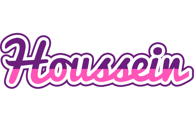 Houssein cheerful logo