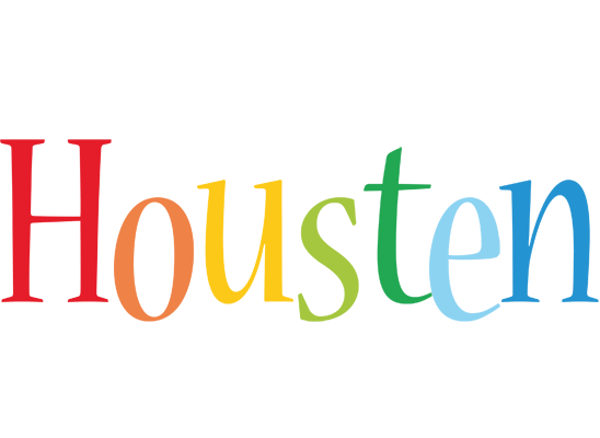 Housten birthday logo