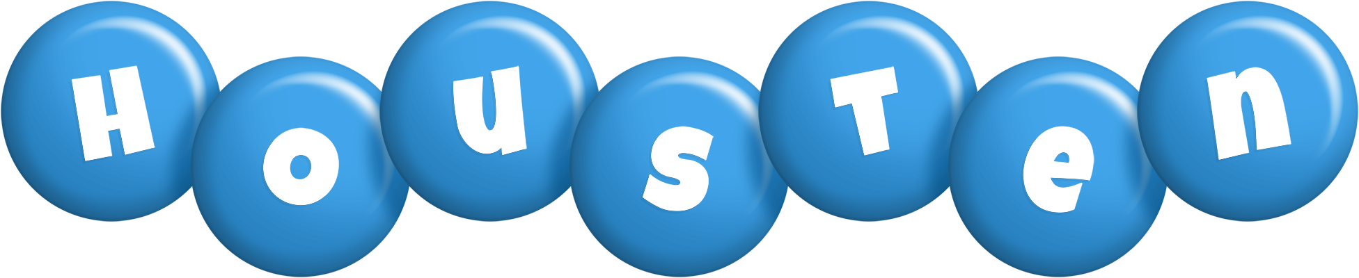 Housten candy-blue logo
