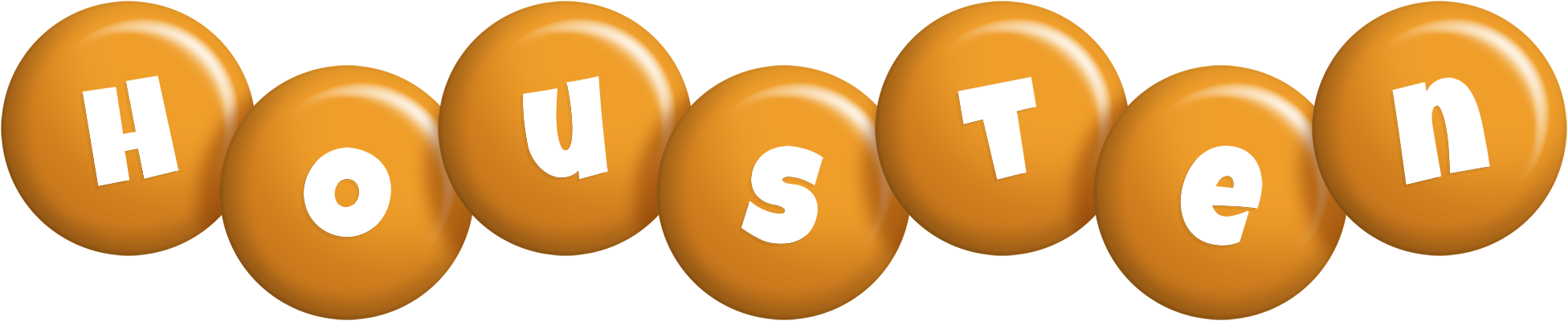 Housten candy-orange logo