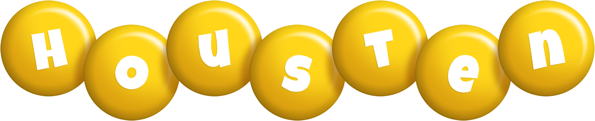 Housten candy-yellow logo