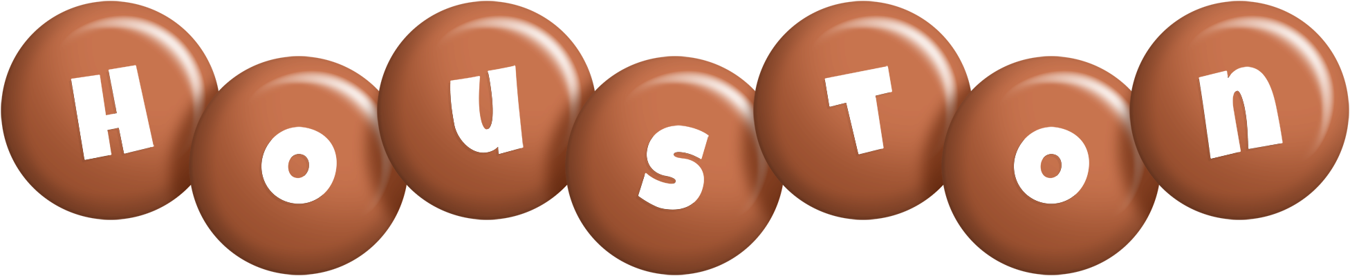 Houston candy-brown logo