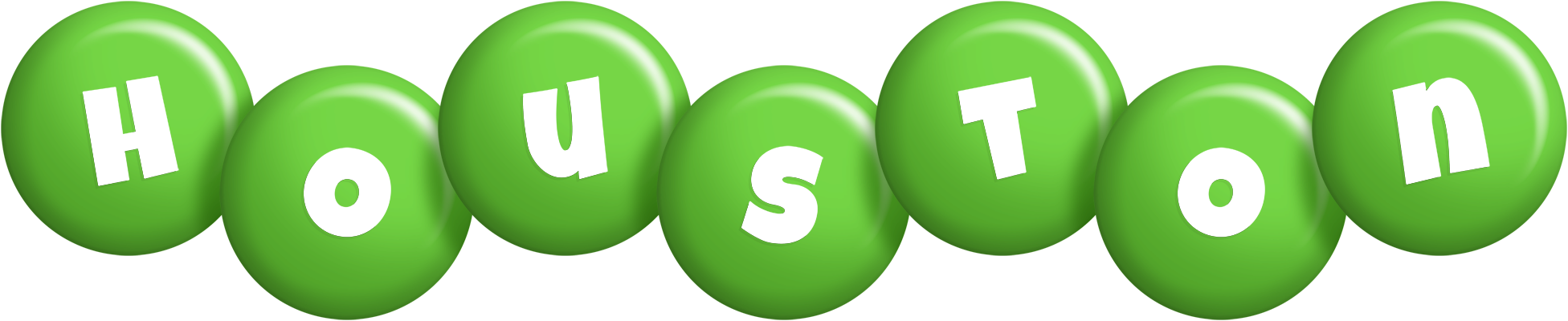 Houston candy-green logo