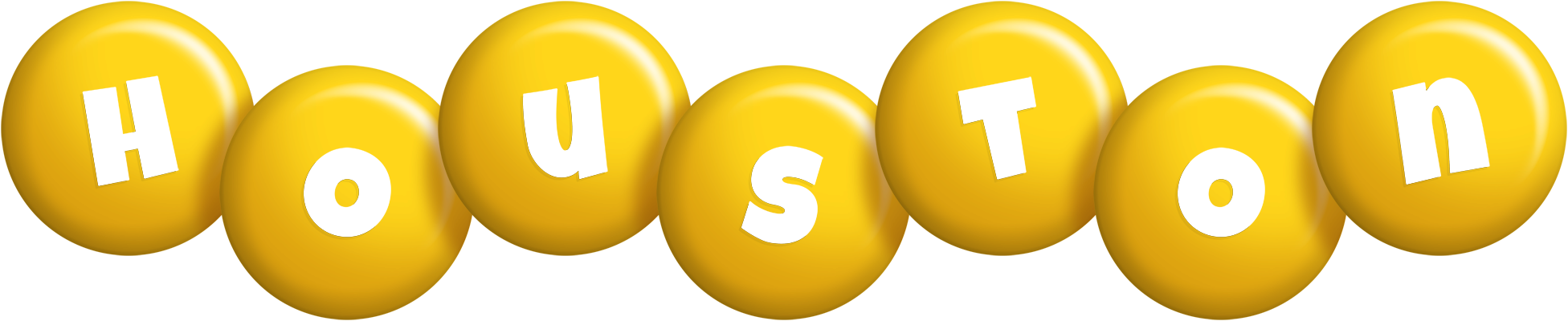 Houston candy-yellow logo