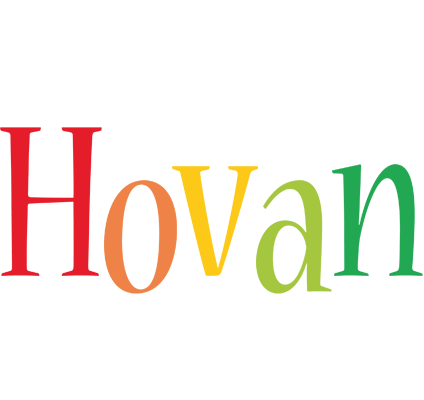 Hovan birthday logo