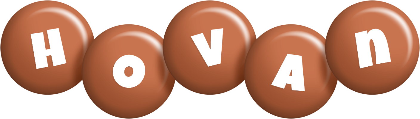 Hovan candy-brown logo