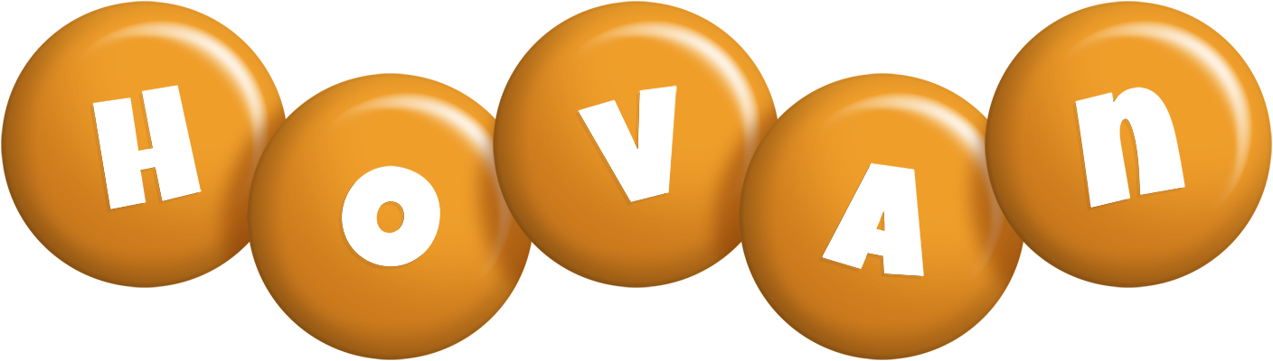 Hovan candy-orange logo