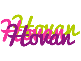 Hovan flowers logo