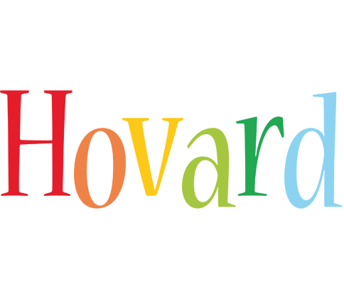 Hovard birthday logo