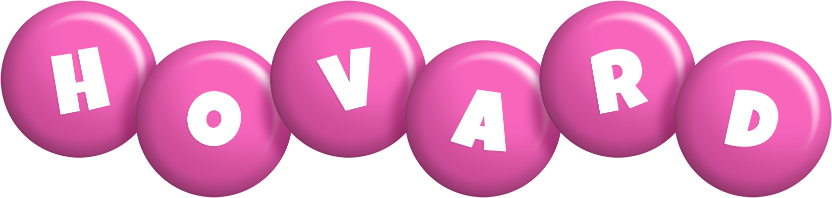 Hovard candy-pink logo