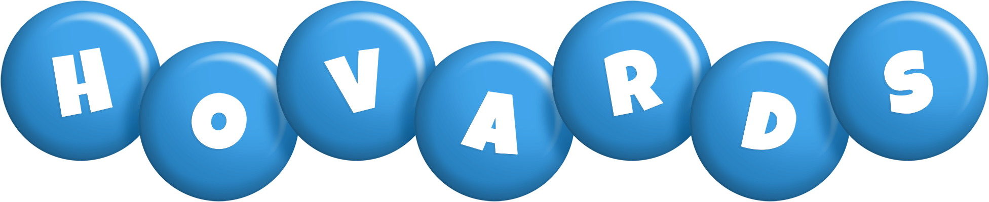 Hovards candy-blue logo