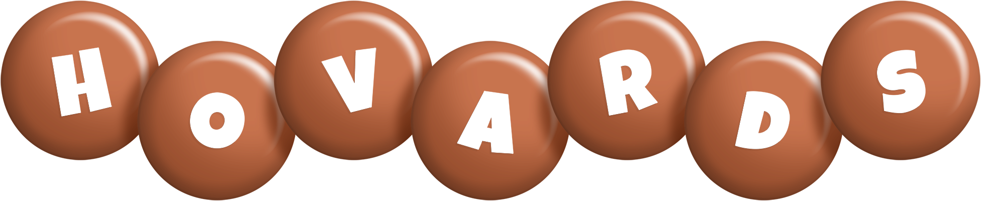 Hovards candy-brown logo