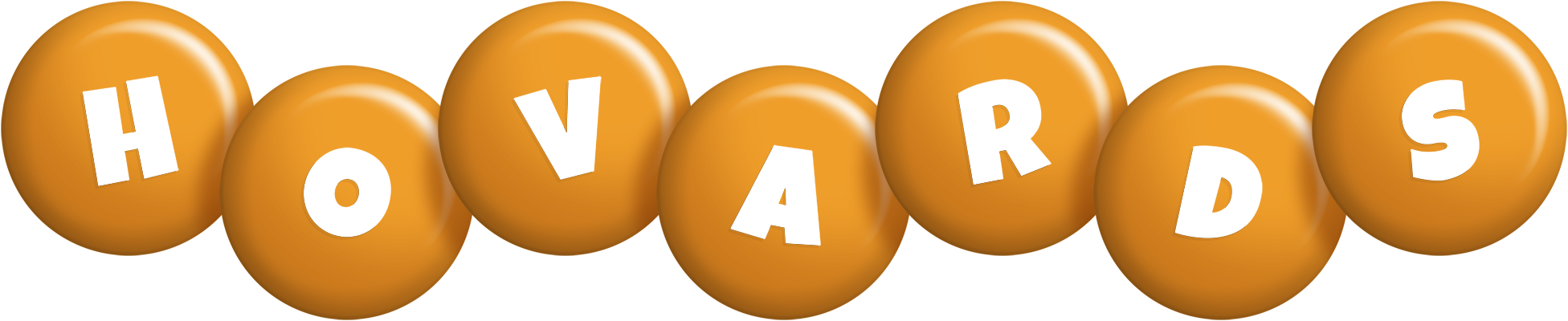 Hovards candy-orange logo