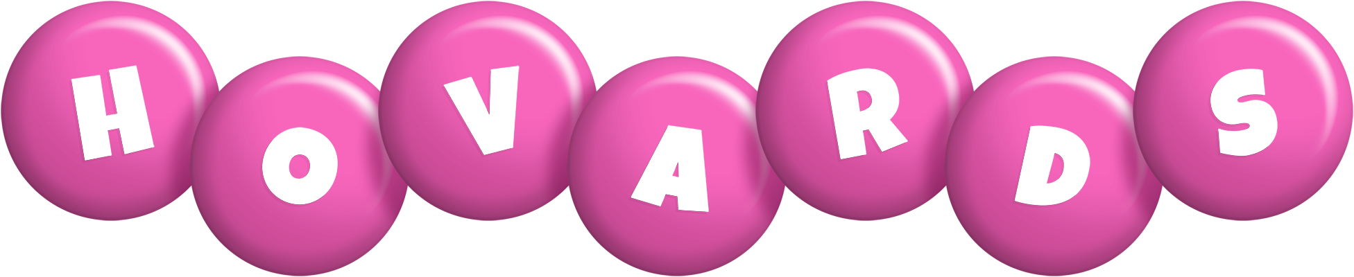 Hovards candy-pink logo