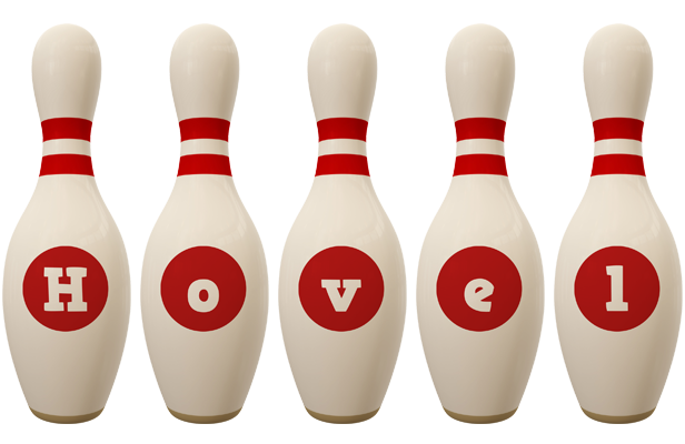 Hovel bowling-pin logo