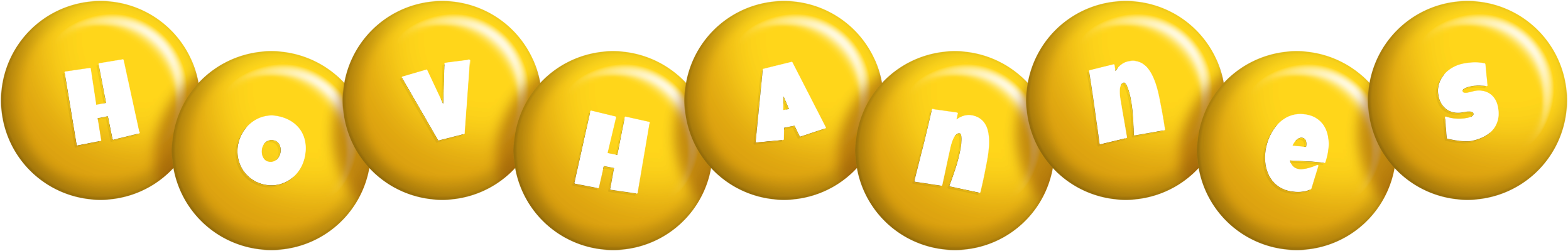 Hovhannes candy-yellow logo