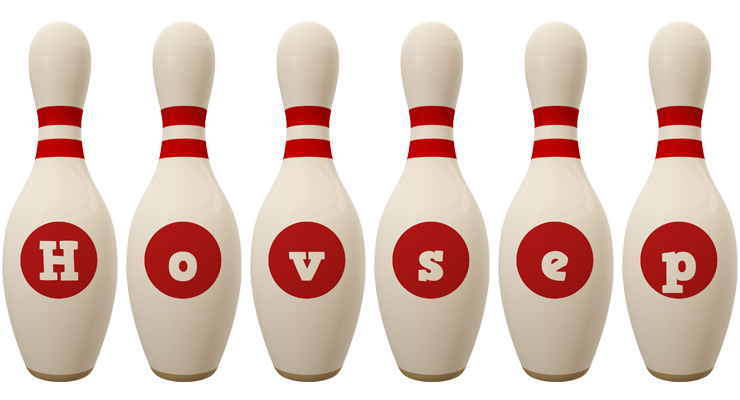 Hovsep bowling-pin logo