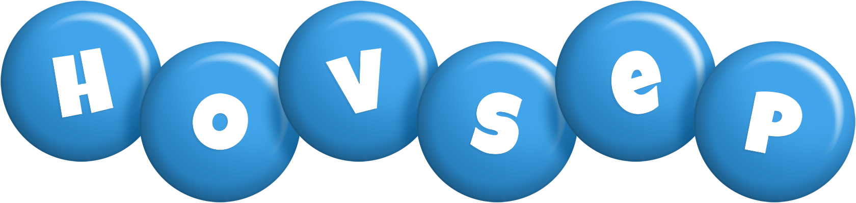 Hovsep candy-blue logo
