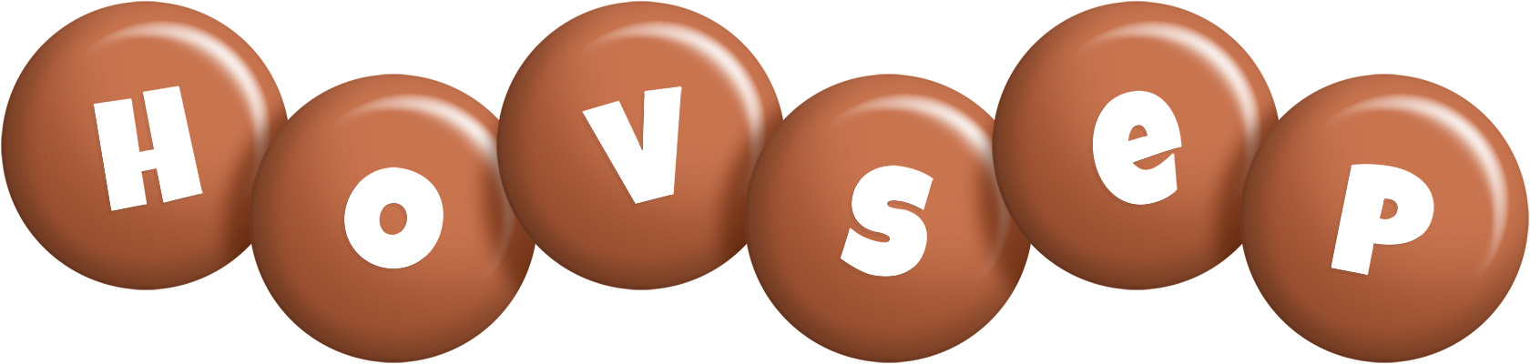 Hovsep candy-brown logo