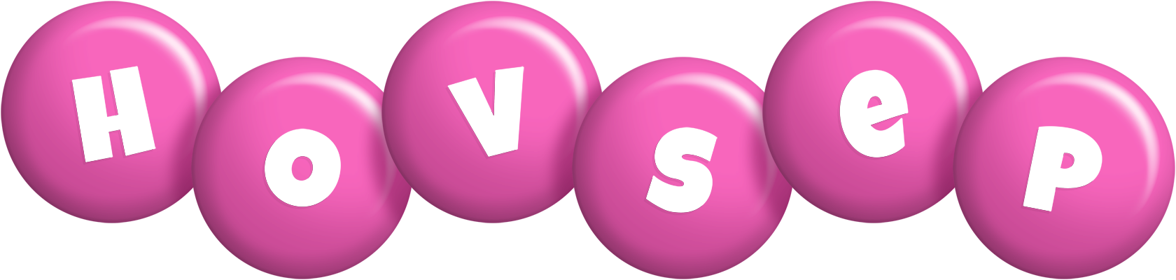 Hovsep candy-pink logo