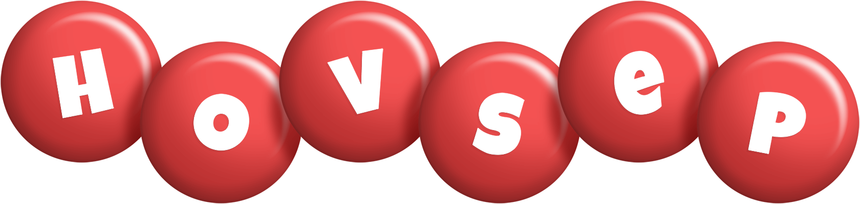 Hovsep candy-red logo
