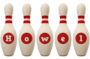 Howel bowling-pin logo