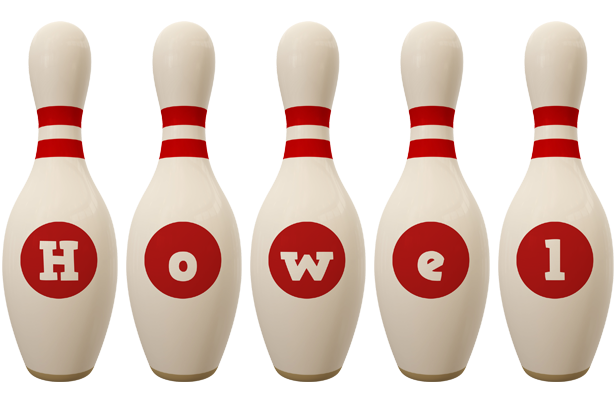 Howel bowling-pin logo