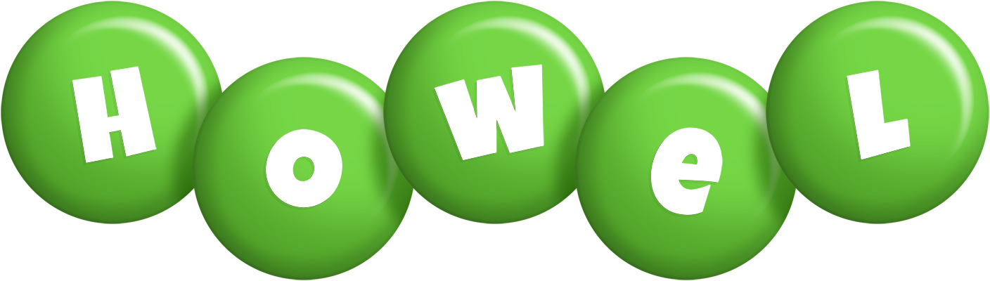 Howel candy-green logo