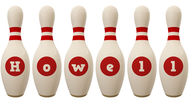 Howell bowling-pin logo
