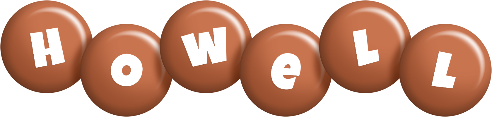 Howell candy-brown logo