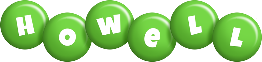 Howell candy-green logo