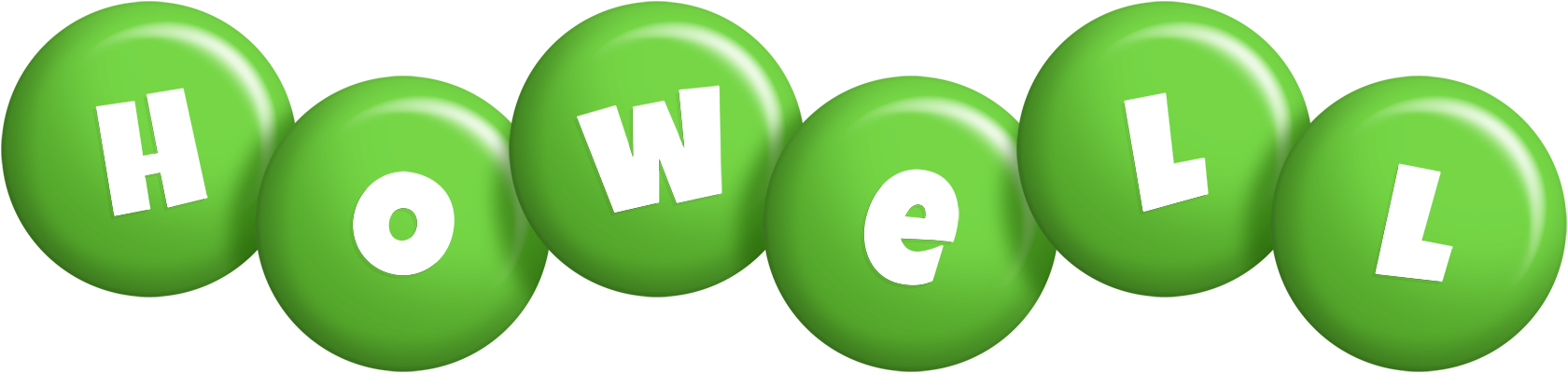 Howell candy-green logo