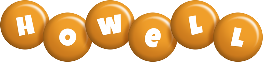 Howell candy-orange logo