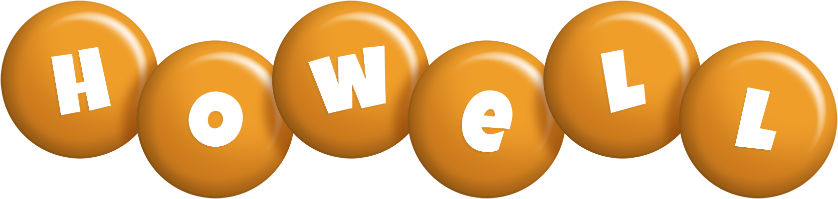 Howell candy-orange logo