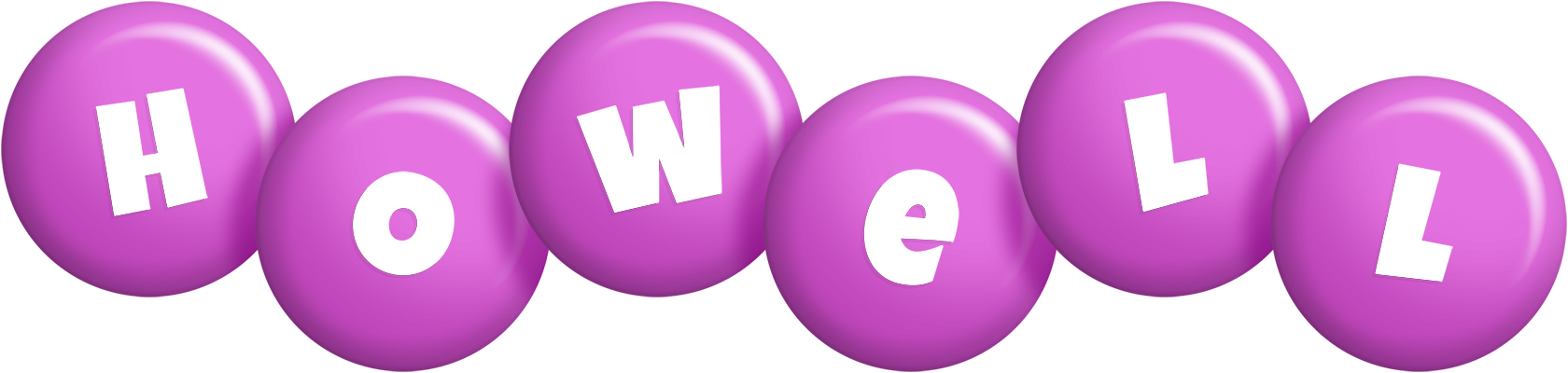 Howell candy-purple logo