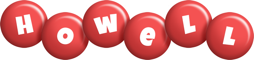 Howell candy-red logo