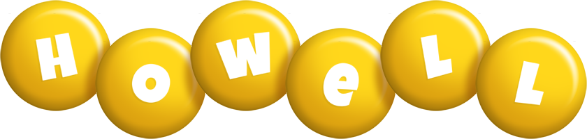 Howell candy-yellow logo