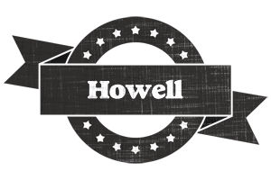 Howell grunge logo