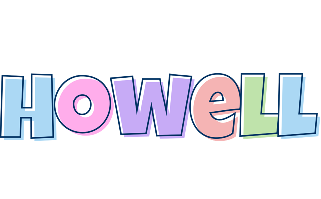 Howell pastel logo