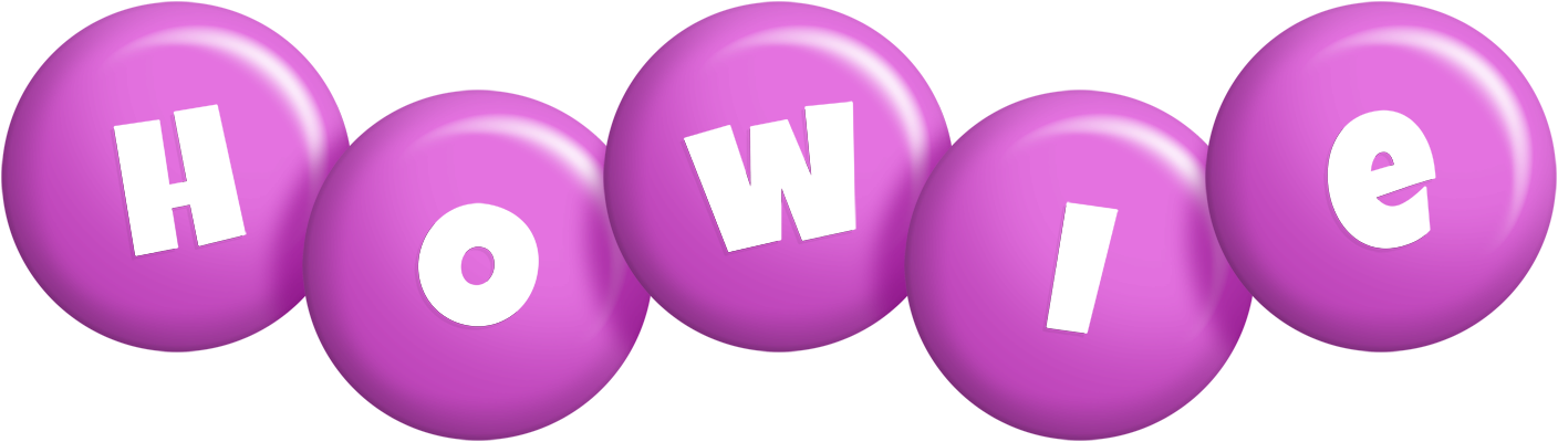 Howie candy-purple logo