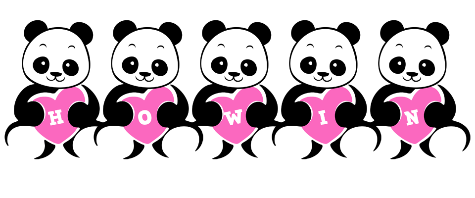 Howin love-panda logo