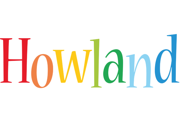 Howland birthday logo