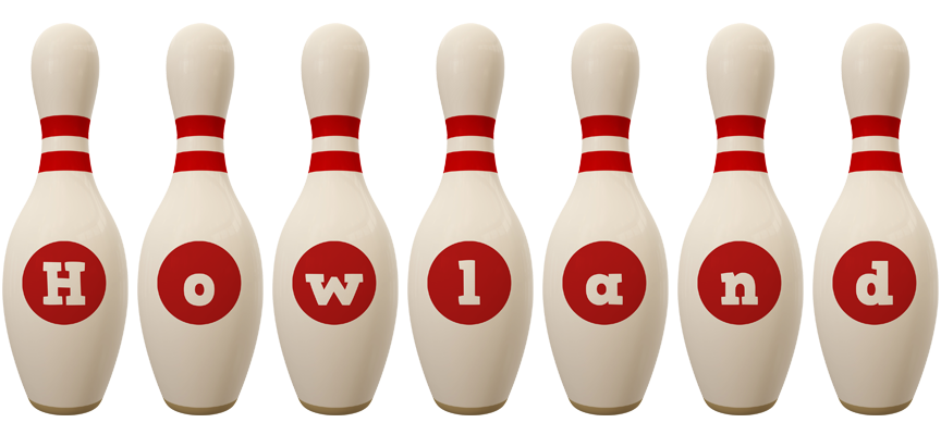 Howland bowling-pin logo