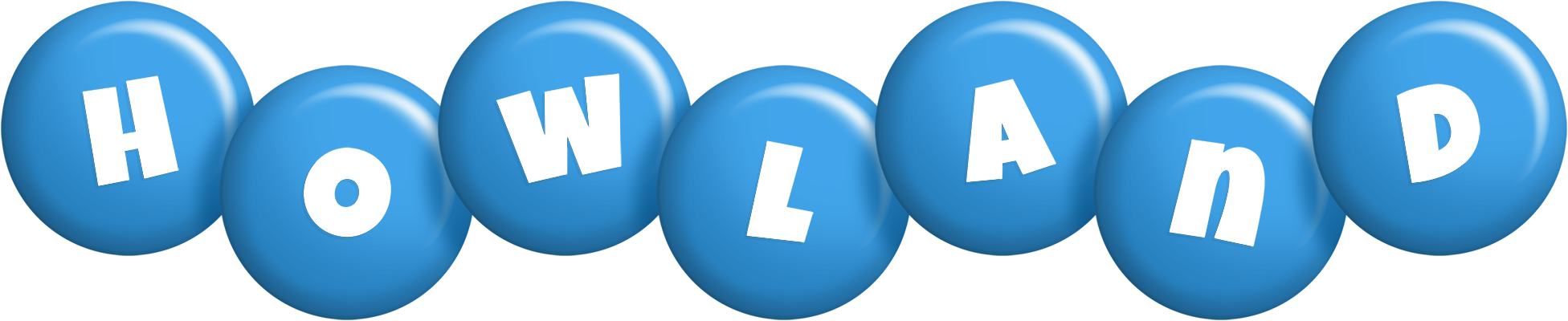 Howland candy-blue logo