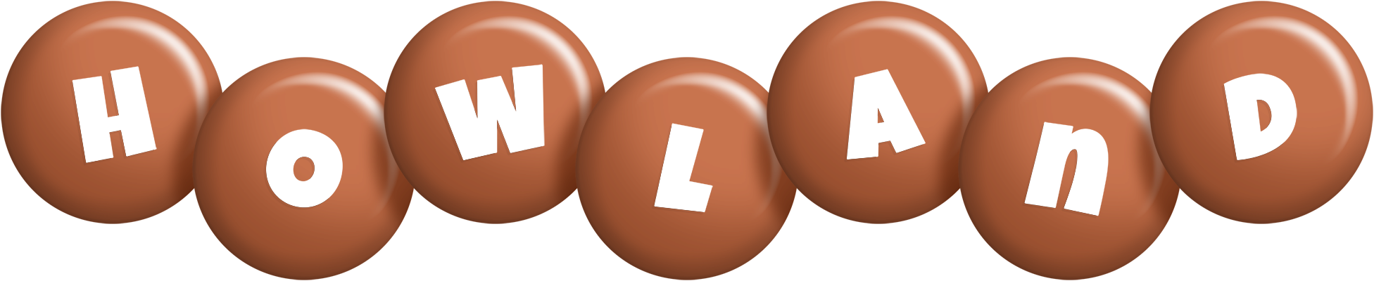 Howland candy-brown logo
