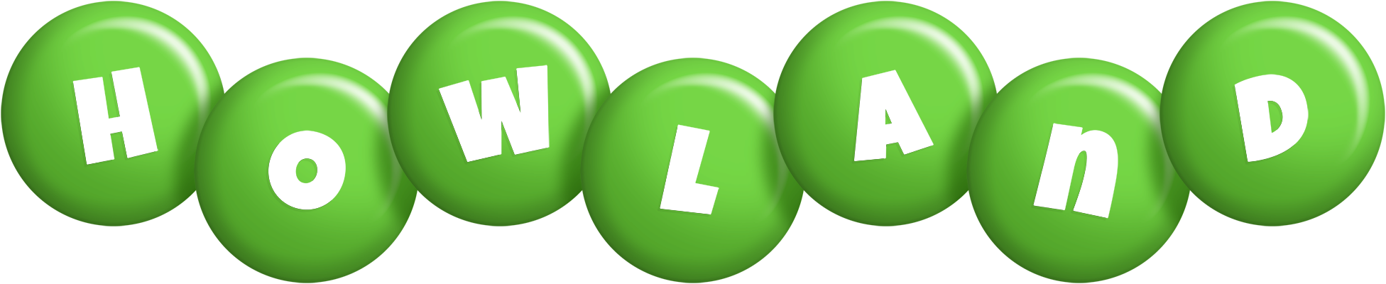 Howland candy-green logo