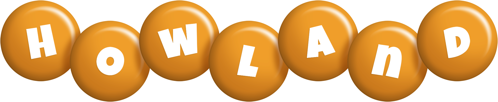 Howland candy-orange logo