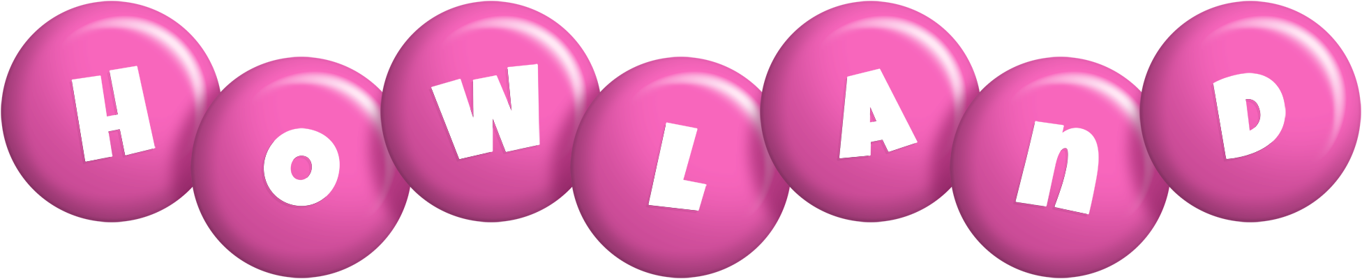 Howland candy-pink logo