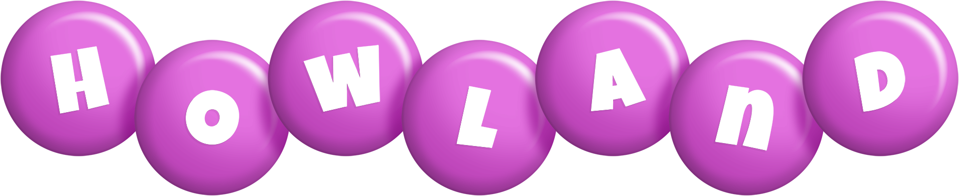 Howland candy-purple logo