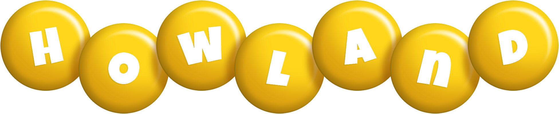 Howland candy-yellow logo